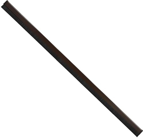 KOTARBAU® Bürstendichtung - 1 m - Absenkdichtung für Türen - Automatisch - Türdichtung - 18 mm - Zugluftstopper für Türen - Türbürstendichtung - Insektenschutz - Tür Windschutz - PVC - Braun