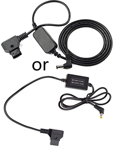 AMISENK Monitor Power Line D-Tap to for DC 12V Outer Diameter 5mm Camera Supply Compatible with FS7 FS5 Marty Port B-Port DSLR Cable