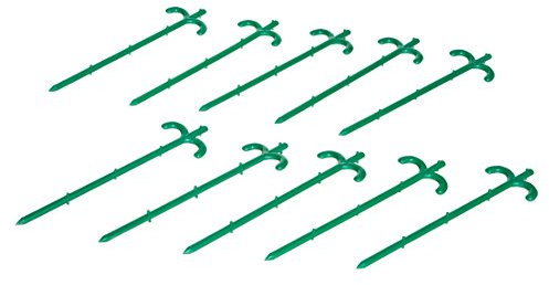 Dehner Folienhalter zur Befestigung von Netzen, Folien etc., 24 cm, 10 Stück
