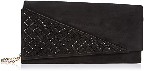 Eferri Clutch Handtasche Agatar Party Tasche Damen Schwarz