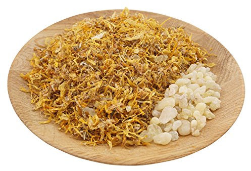 Kräuter-Mischung Lichtengel – Zum Hochwertigen Räuchern – Mit Weihrauch Oman Al-Hojari 1. Qualität, 30 Gramm, ca. 115 ml