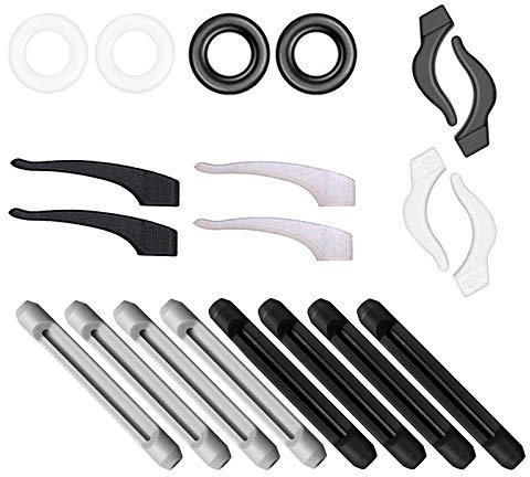 Anti-Slip Glasses Ear Gripper Hook Holder Eyeglasses Temple Tips Sleeve Retainer Silicone Extender for Spectacle Sunglasses Reading Glasses Eyewear,10 pairs