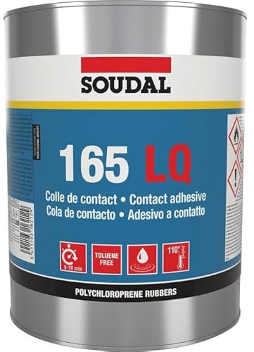 Colle néoprène 165LQ - Liquide - 5L - Soudal