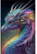 NAIMOER Drache Diamond Painting Kits für Erwachsene Kinder, 5D Diamant Painting Drache Bilder Erwachsene, Diamond Painting Tiere Bilder Kinder Malerei Set für Home Dekor 30x40cm