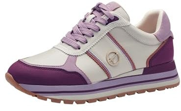 Tamaris Damen Sneaker Vegan; Purple Combined, EU 39