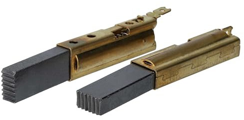 vhbw 2x escobilla 32 x 10,95 x 6,1 mm compatible con Nilfisk/Alto Attix 751-11, 751-21 aspiradora industrial, pulidora aspiradora negro