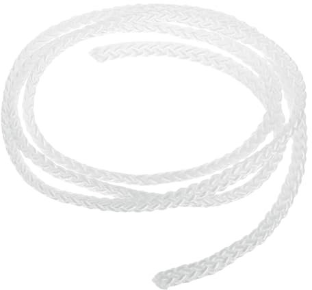 sourcing map Cord Loop for Window Shades, 3mm 2Ft(61cm) Nylon Satin Cord Window Blind Looped String Braided Lift Shade Cord for Pleated Shades Blind Shade DIY, White