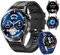 Homailida Smartwatch Uomo, 1.39 Orologio Smartwatch Uomo con Risposte/Chiamate, Impermeabile Smart Watch con 190+ Modalità Sportive Monitoraggio del Sonno/Contapassi per IOS/Android