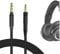 GEEKRIA Audiokabel kompatibel mit ATH ATH-M70x ATH-M60x ATH-M50x ATH-M40x M50xrd M50xwh Kopfhörern, 2,5 mm Aux-Ersatz-Stereokabel (5,6 ft/1,7 m)