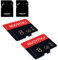 Lot de 2 Cartes Micro SD 8Go Classe 10 avec Adaptateur SD Haute Vitesse pour Tablette, Appareil Photo, Drone