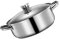 INOOMP Olla Caliente Doble Inoxidable 304 Divisor Utensilios de Cocina para Gas y Eléctrico Olla Multifuncional para Hogar para Fondue y