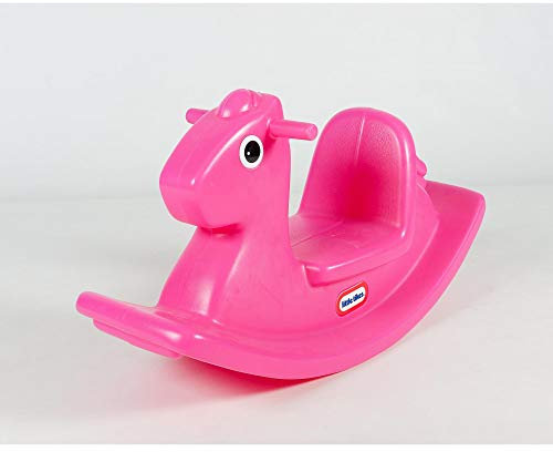 Little Tikes Schaukelpferd - Aktives Spielen für Kleinkinder - Einface Griffe mit Grip und Stabiler Sattel für Sicherheit - Robuste Konstruktion - magenta