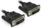 Delock DVI-Kabel (DVI 24+1 Stecker/0, 5m) Schwarz