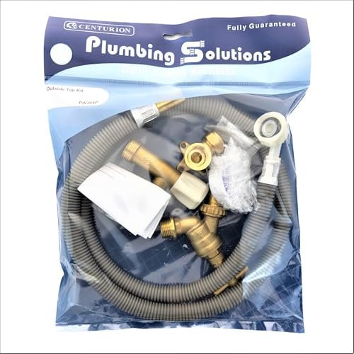 Outside Garden Tap Kit Connects to Existing Water Supply Double Check Valve Quarter Turn Action