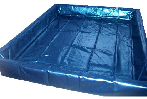 Wasserbetten1a Sicherheitsliner Softside 200 x 220 cm, Einfarbig, Blau, Vinyl oder Kunstleder
