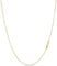 KEZEF 18ct Gold Plated Sterling Silver Italian Box Chain Necklace for Women, Girls and Men | Thin and Strong 0.7mm Solid 925 Silver Necklace with Spring Ring Clasp - 30 Inches | 75cm