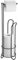 iDesign iDesign Classico Distributeur Papier Toilette, Porte-Rouleau Wc en Métal Sans Perçage, Noir Mat, 6.5 x 6.5 x 23.75