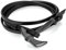 JewelryWe Schmuck Herren Damen Armband, Retro Axt Charms Armreif, Leder Echtleder Edelstahl, Schwarz
