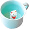 ZaH 3D Coffee Mug Cute Animal Inside Cup Cartoon Ceramics Figurine Teacup for Boys Girls Kids - Party Office Morning Mugs for Tea Juice Milk Chocolate Cappuccino (8 oz Fortune Cat)
