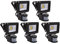 5X 20W SMD Fluter mit Bewegungsmelder LED Strahler Warmweiß Warmweiss Licht IP65 Wasserdicht LED Lampe Wandleuchter Flulicht Flutbeleuchtung LED Gartenlampe Außenstahler