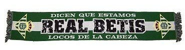 Desconocido Bufanda Real Betis Balompié DICEN QUE ESTAMOS LOCOS DE LA CABEZA