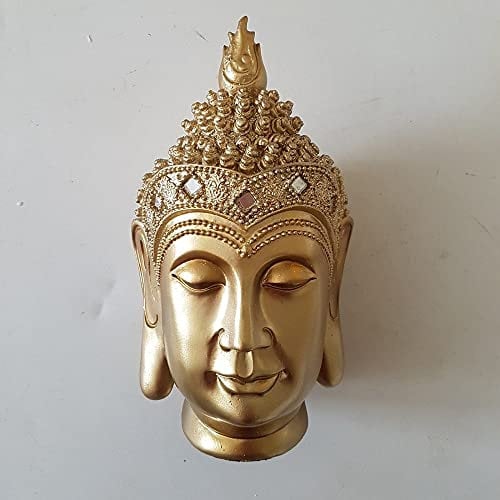 Joe Davies Soft Gold Buddha Head With Glitter Headress