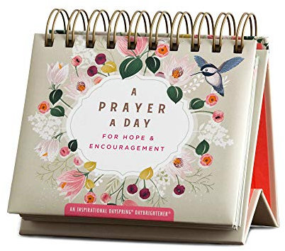 Ewiger Kalender mit Aufschrift „A Prayer A Day for Hope & Encourage“