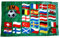 Fahne/Flagge EM 2020/21 Fußball Teilnehmer Länder 30 x 45 cm