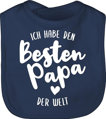 Shirtracer - Baby Lätzchen - zum - Ich habe den besten Papa der Welt I Papa Geschenk Vatertag