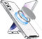 HERCN - Funda de Metal para Samsung Galaxy S20 FE 2022/2020 / 4G / 5G, Funda Delgada de Metal de Aluminio de aviación Compatible con Funda magnética Magsafe integrada para Lente de cámara (Plata)