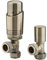 Sandy Beach Anthrazit Heizkörperventil, Messing Heizkörperthermostatventil mit Lockshield Ventil (15mm)