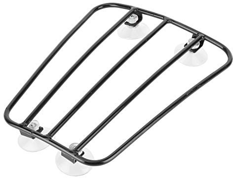 NDNCZDHC Moto Réservoir De Carburant Rack Porte-Bagages Universel Rétro Style Porte-Bagages Support(Noir)