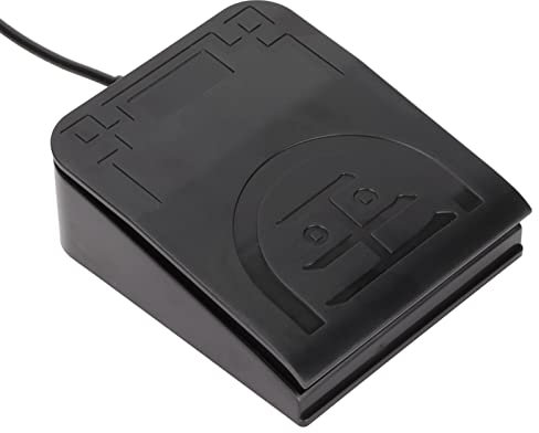 Dpofirs USB Single Foot Switch Control, USB Foot Switch Pedal MIDI Controller Ergonomisches Design Single Foot Switch Pedal für Instrument Photobooth Zooming