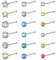 LOLIAS 18 Stück 20G Nasenstecker Damen 316L Chirurgenstahl Nasenpiercing Stecker Nasenring Nostril Bunte CZ Herz Stern L Form Nasen Piercing Schmuck