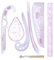 Cyrank 7 Stlye Sew French Curve Lineal, Transparentes Französisches Metrisches Lineal-Set, Lineal Nähen, Metrisch Geformte Nähwerkzeuge aus Kunststoff, Maßlineal Für Anfänger, Schneider, Designer