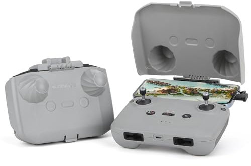 MotuTech 2 in 1 Protezione e Paraluce Angolare Regolabile per DJI RC-N2 RC-N1 Telecomando per DJI Mini 4 Pro/Air 3 / Mini 3 Pro/Mini 3 / Mini 2 / Mavic 3 Pro