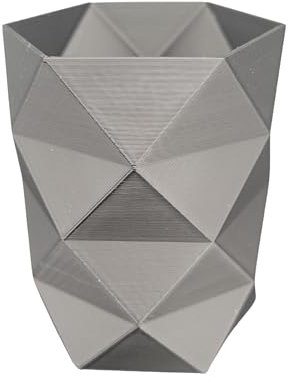 Pot à Crayon Écoresponsable – Noir – Organisateur Polyvalent Bureau & Maquillage – Design Moderne et Durable – Fabrication Française en PLA Biodégradable