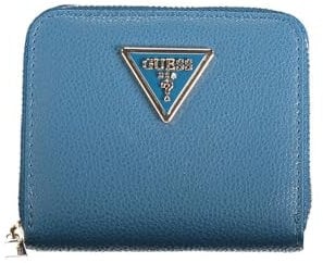 GUESS Meridian Mini Geldbörse Damen Uni, Petrol, Taglia unica, Geldbörse mit Reißverschluss