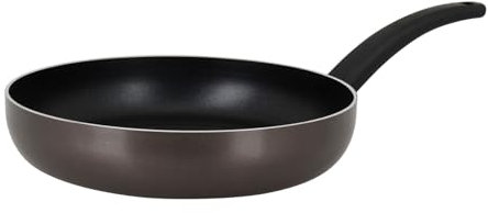 Sitram 716276 poêle Aluminium recyclé NAPPA Marron Ø 28 cm H 5,5 cm - Revêtement anti-adhésif Whitford Xylan 2 couches sans PFOA, Manche thermorésistant soft touch - Tous feux dont induction