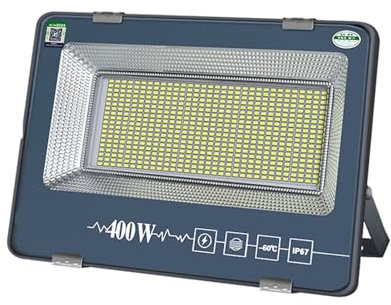 Luces Led Exterior - Foco Led Exterior, LED Luz De Inundación, Luz De Proyección Exterior Súper Brillante A Prueba De Agua IP67 De 220V, Luz Blanca Positiva De 6500 K, Foco Proyector LED(400W)