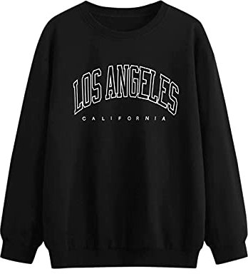 Générique Felpa con cappuccio da donna invernale, felpa da donna Clubbasic Tops camicia pullover rosa fluo, Le Noir, XL