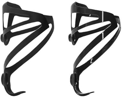 Porte Bidon VéLo Porte-bidon de vélo entièrement en fibre de carbone, porte-bidon ultra léger for vélo de route et de montagne, noir mat et brillant, accessoires VTT Porte Bidon Vtt(Matte and Gloss 1P