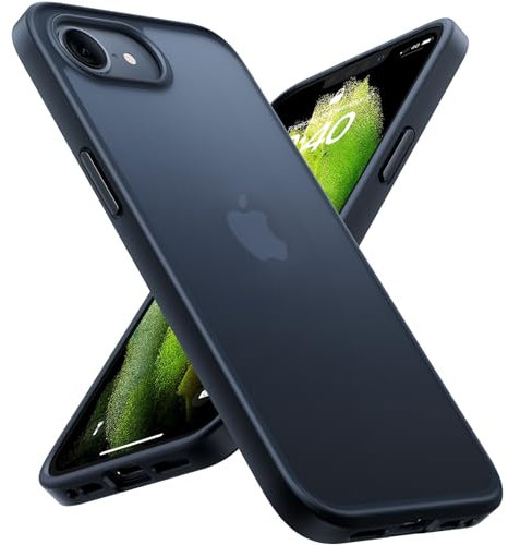TORRAS Guardian für iPhone 16e Hülle Militärschutz mit 360° Airbags Handyhülle iPhone 16e Case Kratzfest Stoßfest Schutzhülle Tolle Haptik Cover Matt Schwarz