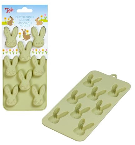 Tala Silicone Chocolate Bunny Mould, Food Grade Baking Mould for Making Easter Bunny Chocolates, Homemade Treats and Sweets, This is Ideal for Home Baking and Perfect for Homemade Gifts