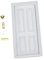 BESTonZON 1 Jeu Petite Porte Blanche Ornements Miniatures Ouverture Porte d'entrée Garage Toys bouda Decoration Interieure Porte de Simulation créative de Porte Miniature en Bois