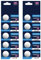 10pc 2032 3V Lithium Cell Batteries for Watches Electronics
