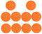 Sewroro 10pcs Sunset Film Light Gels Sunset Gels For Window Gels Sunset Filter Color Covers Sunset Gels Film Sunset Lamp Film Lights Bright Light Diffuser Film Outdoor Warm Orange The Pet