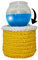 2W ORGANIC Boule Doseur Lessive Liquide Avec Support De Rangement Pack Premium | Boule Lessive Liquide - Boule Doseuse Machine -Boule Pour Lessive Linge (1, Jaune et Blanc)