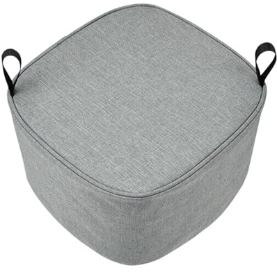 kesurpae Leicht zu reinigende Aufbewahrungstasche für Projektoren, Staubschutzhülle, grau, wasserdicht, aus Polyester. Die Staubschutzhülle schützt vor Staub, ist faltbar und platzsparend für Ihr