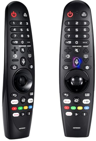 Télécommande pour LG Smart TV,Universelle Magic Remote AKB75855501 MR19BA MR20GA MR21GA MR22GA MR23GA, Télécommande Compatible avec LG 2019-2024 Smart TVs,avec Pointeur et Fonction Vocale